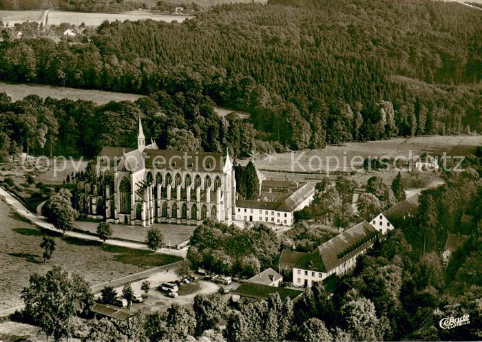 Altenberg Rheinland Dom zu Altenberg Fliegeraufnahme