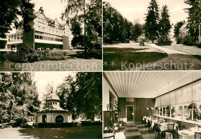 Bad Wildungen Kursanatorium Koenigsquelle Park Pavillon Speisesaal