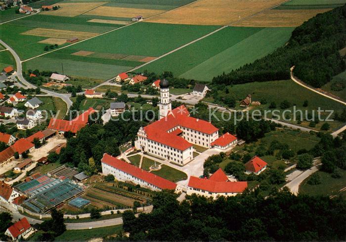 Moenchsdeggingen Kloster der Mariannhiller Missionare Fliegeraufnahme