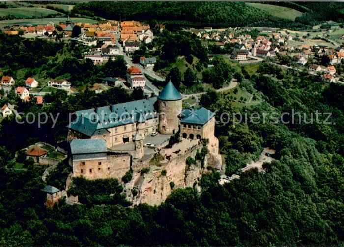 Waldeck Edersee Schloss Waldeck Fliegeraufnahme