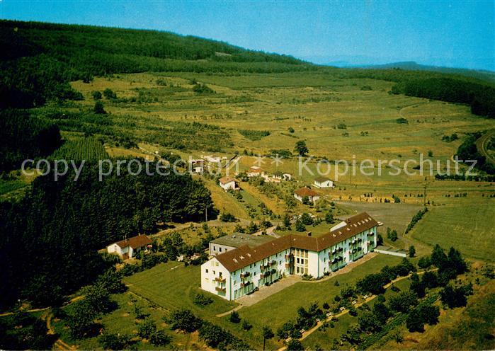 Holzhausen Burbach Familien Ferienheim des Blauen Kreuzes Fliegeraufnahme
