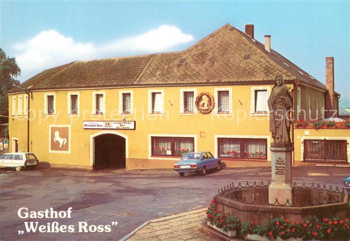 Konnersreuth Oberpfalz Gasthof Weisses Ross Brunnen
