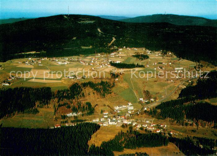 Fleckl Oberwarmensteinach Fliegeraufnahme mit Ochsenkopf und Schneeberg