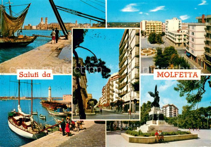 Molfetta Hafen Ortspartien Denkmal