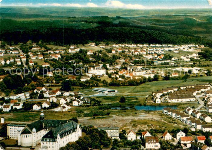 Bad Driburg Blick vom Iberg zum Steinberg