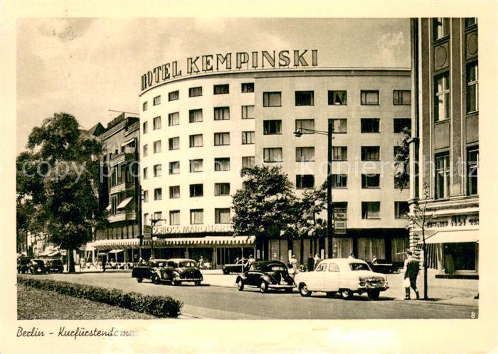 BERLIN  CITY Kurfuerstendamm Hotel Kempinski