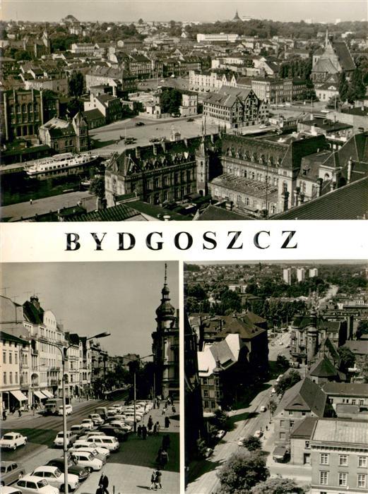 Bydgoszcz Pommern Widok ogolny Aleje 1 Maja Ulica Jagiellonska