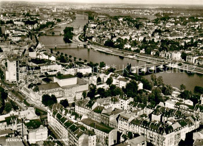 Frankfurt Main Fliegeraufnahme