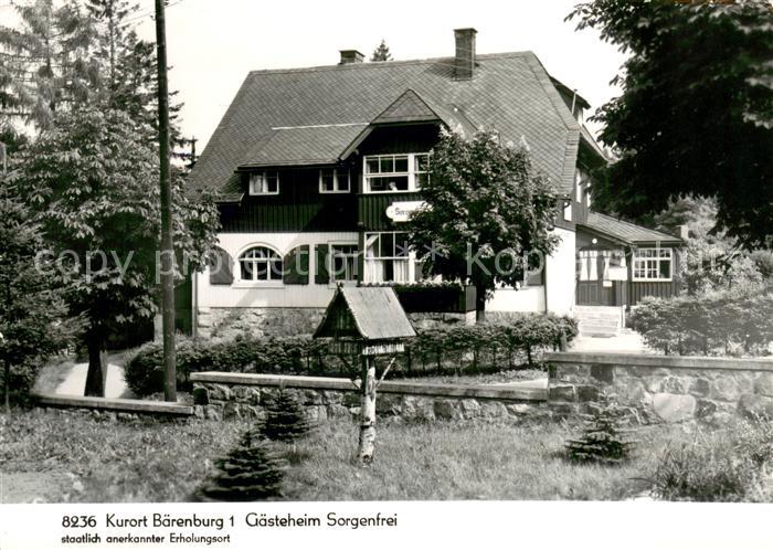 Baerenburg Sachsen Gaesteheim Sorgenfrei