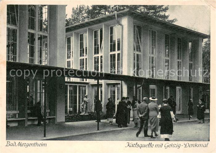 Bad Mergentheim Karlsquelle mit Gehrig Denkmal