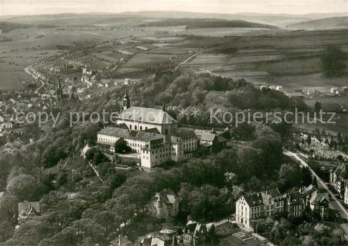 FULDA Hessen Franziskanerkloster Frauenberg Fliegeraufnahme