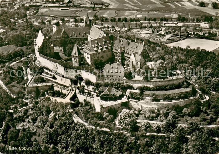 Coburg Bayern Veste Coburg Fliegeraufnahme