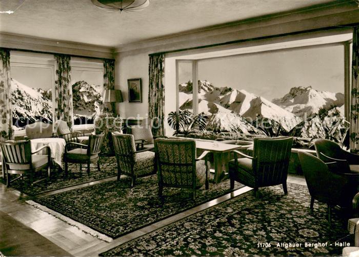 Sonthofen Oberallgaeu Allgaeuer Berghof mit Alpe Eck