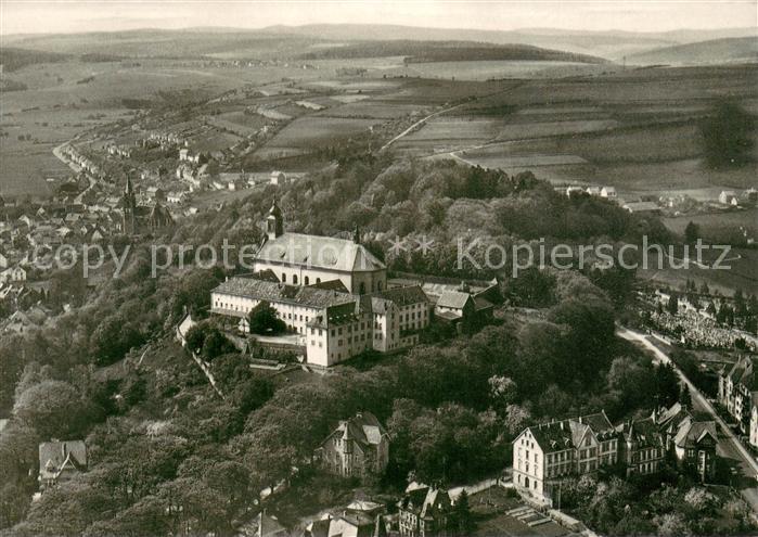 FULDA Hessen Franziskanerkloster Frauenberg Fliegeraufnahme