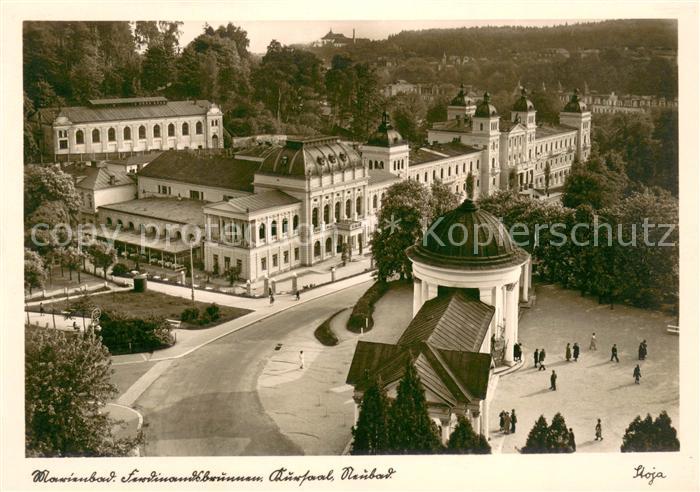 Marienbad Tschechien Boehmen Ferdinandsbrunnen Kurbad Neubau