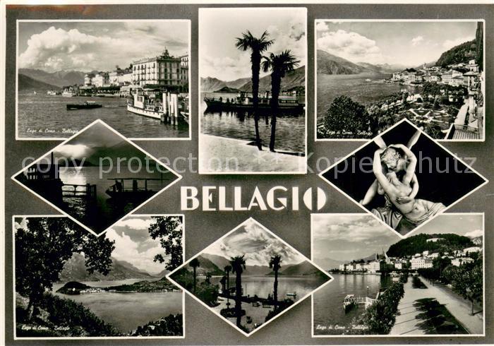 Bellagio Lago di Como Teilansichten Panorama