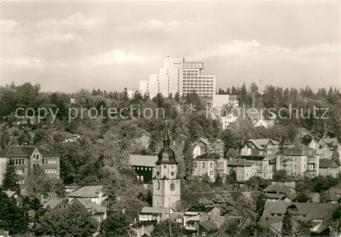 Friedrichroda Blick zum FDGB Erholungsheim August Bebel