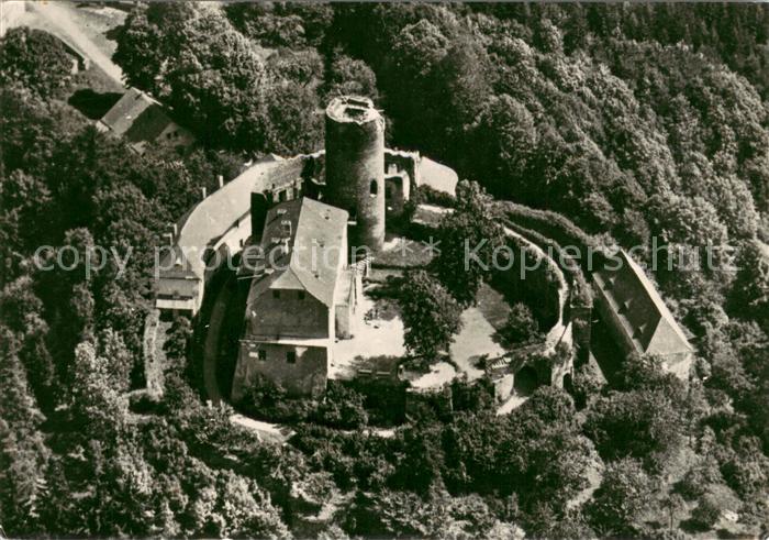 Svojanov Letecky pohled na hrad Burgruine Fliegeraufnahme