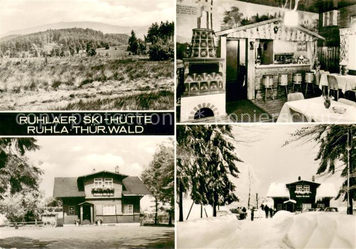 Ruhla Ruhlaer Skihuette Landschaftspanorama