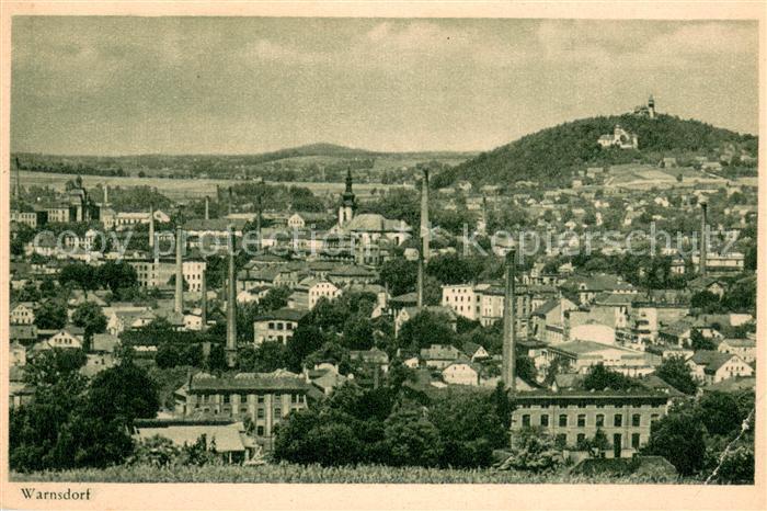 Warnsdorf Varnsdorf Boehmen Stadtpanorama Sudetendeutscher Bildkalender
