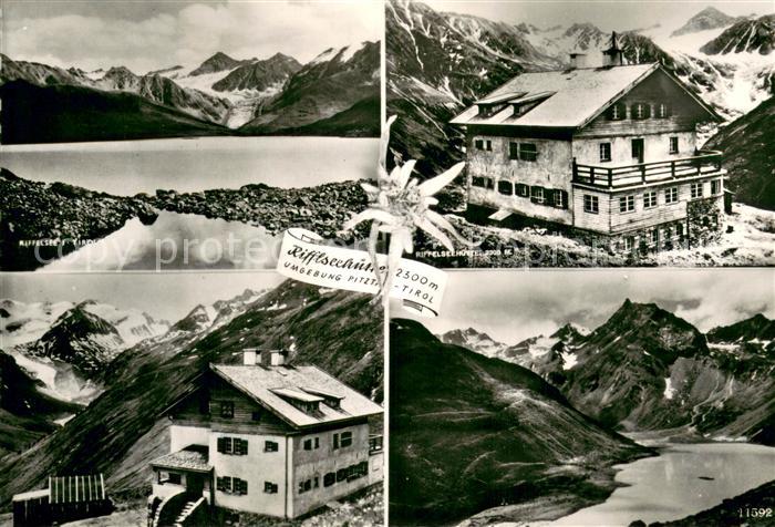 Mandarfen Pitztal Riffelseehuette Berghaus oetztaler Alpen Rifflsee Alpenpanoram
