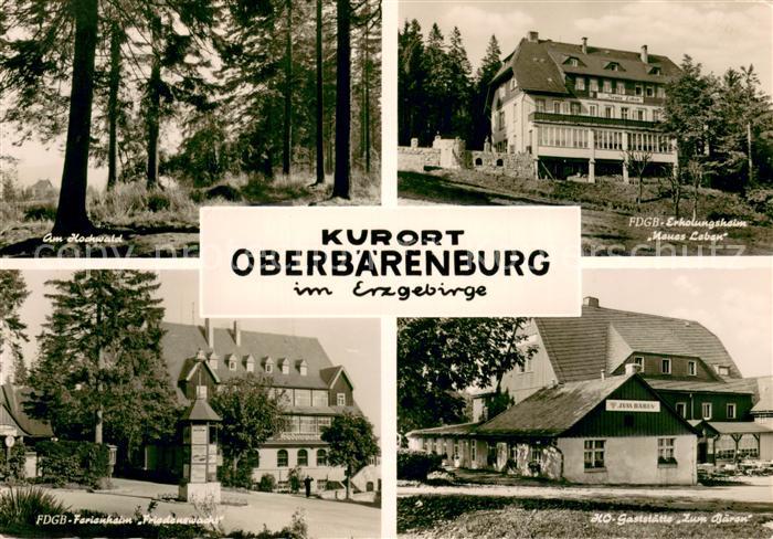 Oberbaerenburg Baerenburg Hochwald FDGB Ferienheime HO Gaststaette