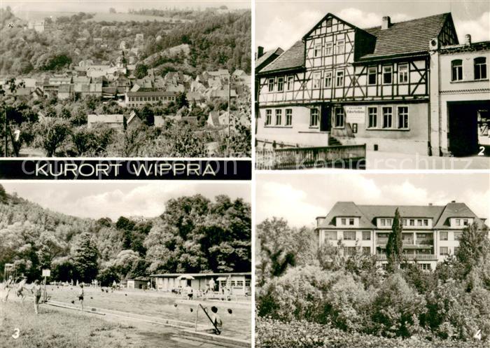 Wippra Panorama Gaststaette Schieferhaus Denkmalschutz Wippertalbad Kinderkranke