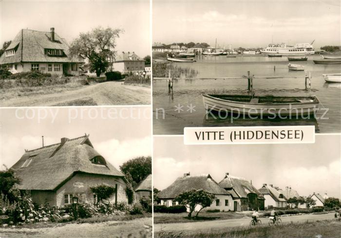 Vitte Hiddensee Rat der Gemeinde Blaue Scheune Hafen Norderende