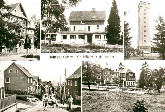 Masserberg Augenheilstaette Rennsteigwarte am Rennsteig Ernst Thaelmann Strasse