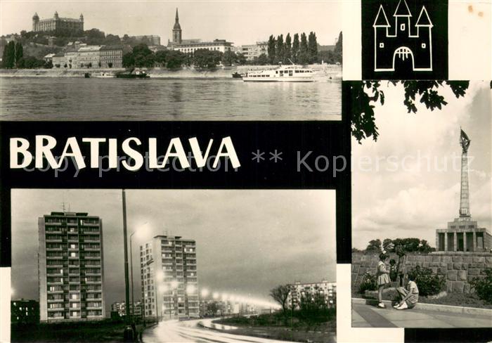 Bratislava Pressburg Pozsony Hrad a Dom nad Dunajom Strkovec Slavin