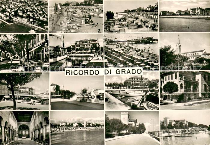 Grado Gorizia Stadtansichten Sehenswuerdigkeiten Strand