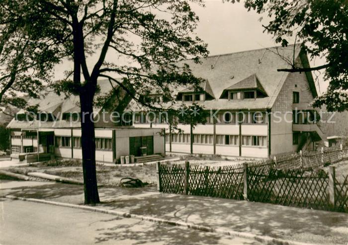 Oberhof Thueringen FDGB Urlauberwohnheim Solidaritaet