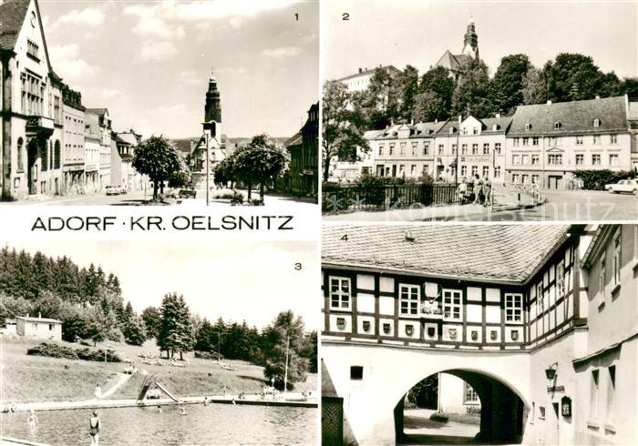 Adorf Vogtland Ernst Thaelmann Platz Elsterstrasse Waldbad Heimatmuseum