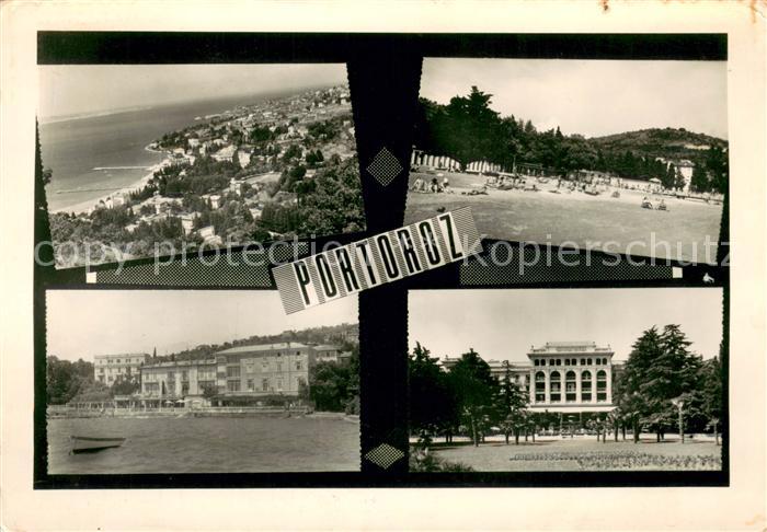 Portoroz Kuestenpanorama Strand Hotels