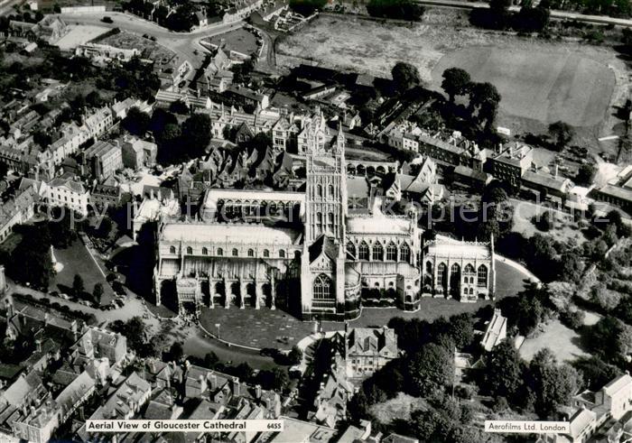 Gloucester Cathedral aerial view