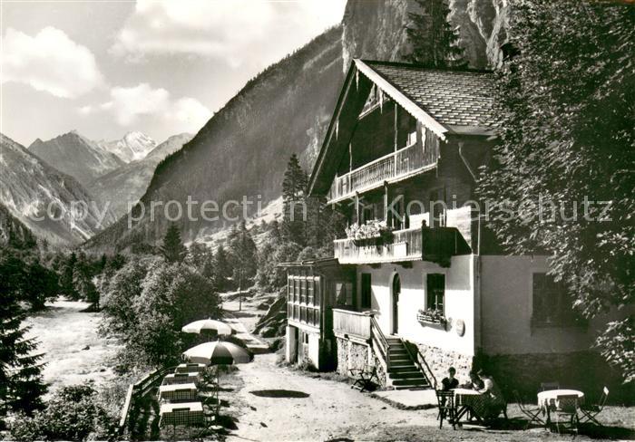 Mayrhofen Zillertal Gasthof Klaushof im Zillergrund Zillertaler Alpen