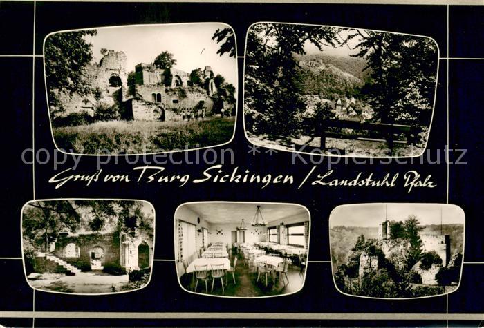 Landstuhl Burgschenke Burg Sickingen Bromsilber