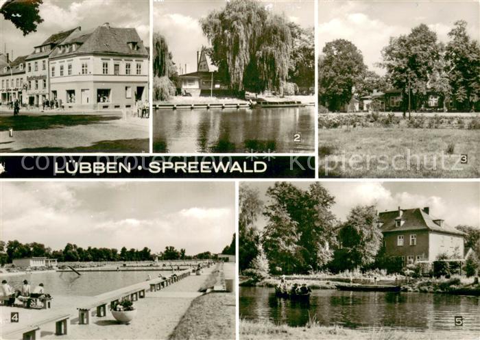 Luebben Spreewald Breite Strasse HO Gaststaetten Freibad Jugendherberge