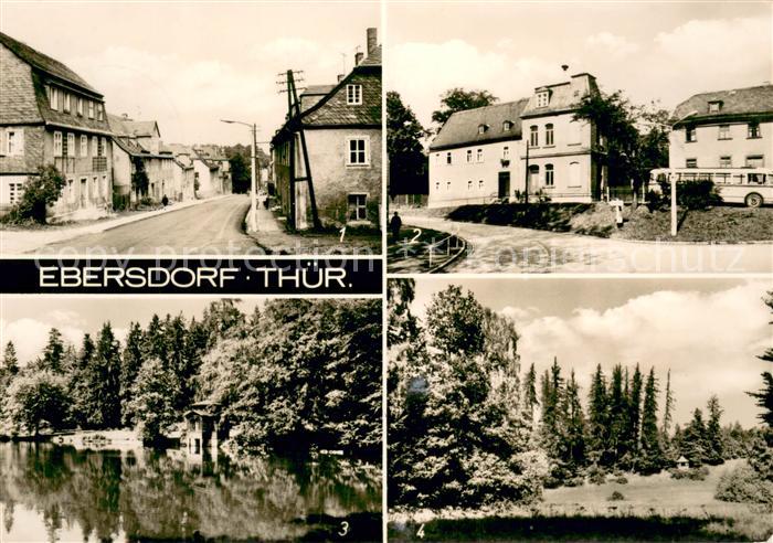 Ebersdorf Thueringen Lobensteiner Strasse Schulhort Schwanenteich Park