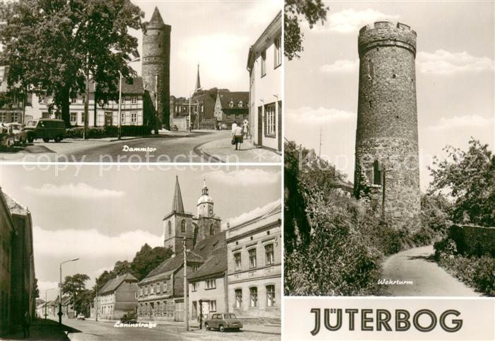 Jueterbog Dammtor Wehrturm Leninstrasse