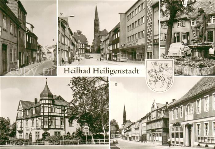 Heilbad Heiligenstadt Windische Gasse Karl Marx Strasse Brunnen am Markt Hotel T
