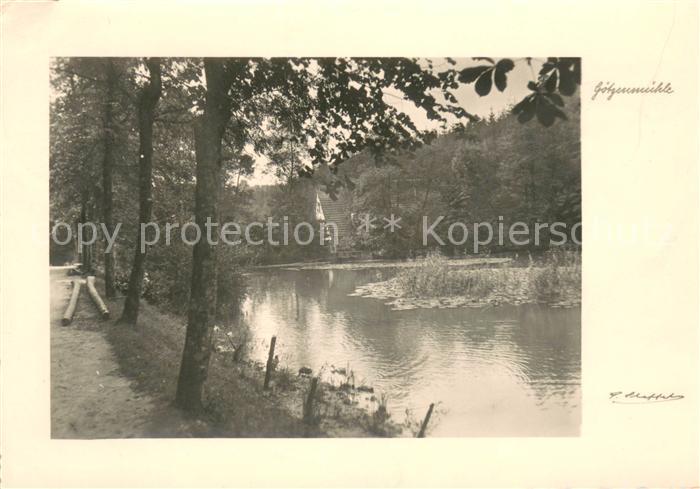 Lorch Wuerttemberg Goetzenmuehle Uferpartie am Wasser