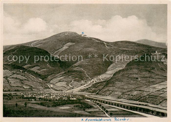 Bischofsheim Rhoen Kloster Kreuzberg aus der Vogelschau