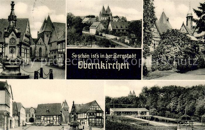 Obernkirchen Teilansichten Bergstadt