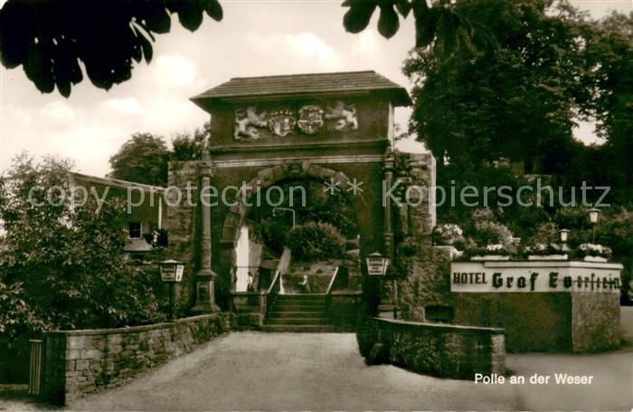 Polle Eingang Hotel Graf Everstein