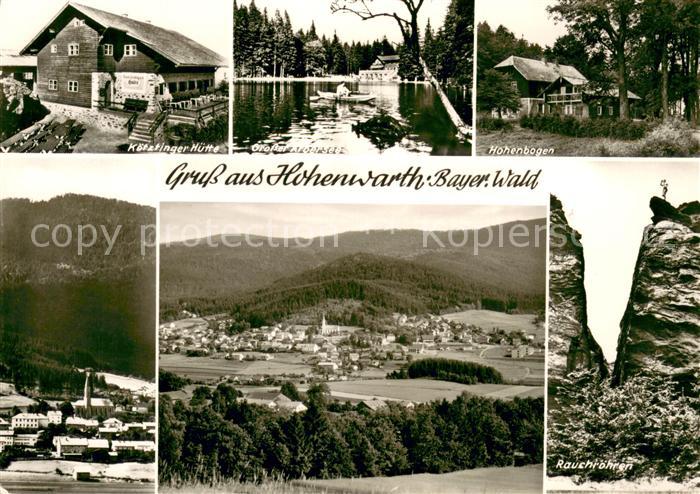 Hohenwarth Koetzting Koetztinger Huette Grosser Arbersee Hohenbogen Felsformatio