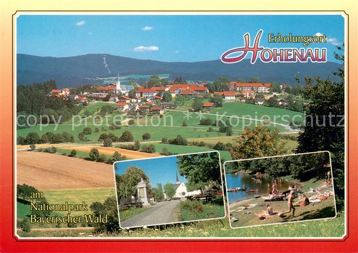 Hohenau Niederbayern Panorama Nationalpark Bayerischer Wald Ortsmotiv Denkmal Ba
