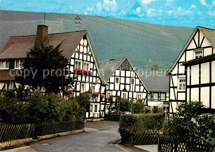 Saalhausen Sauerland Westfaelische Fachwerkhaeuser