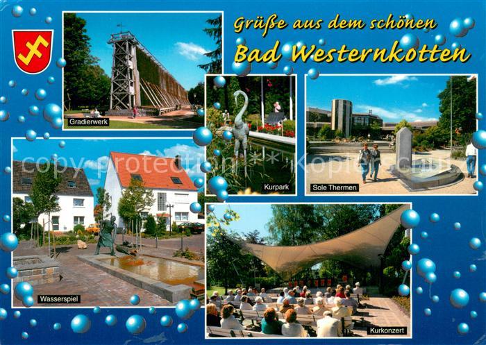 Bad Westernkotten Gradierwerk Wasserspiel Kurpark Sole Thermen Kurkonzert