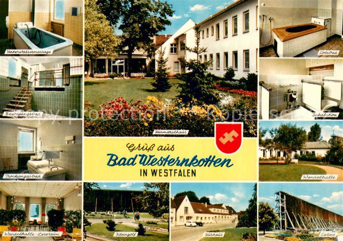 Bad Westernkotten Kurhaus Kurmittelhaus Wandelhalle Kuranwendungen Saline